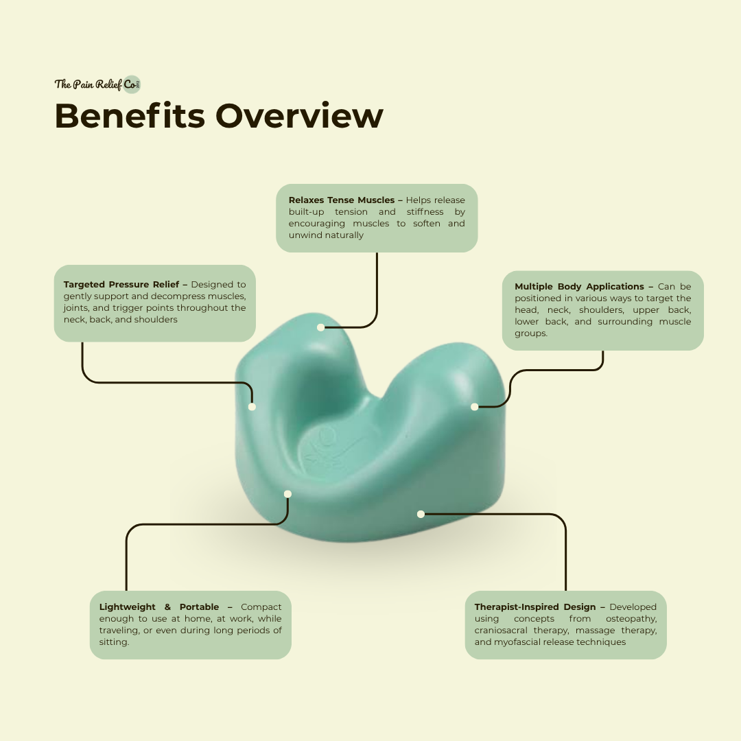 Cranio Cradle | Self-Massage Tool for Neck Pain, Headaches & Muscle Tension