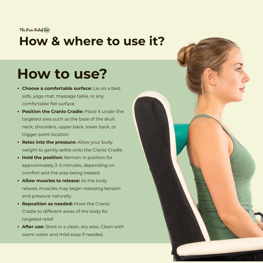 Cranio Cradle | Self-Massage Tool for Neck Pain, Headaches & Muscle Tension