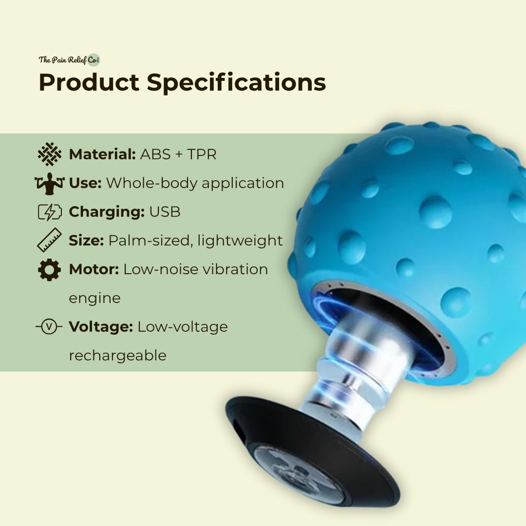 Electric Vibration Massage Ball – Full Body Recovery | Deep Tissue Foot & Muscle Relief